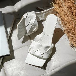 Jluxlabel White Novalie Heels